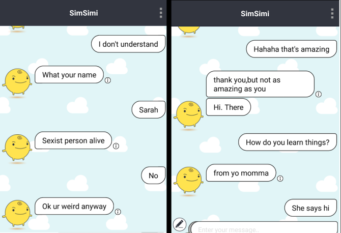 simsimi-chatbot-conversație