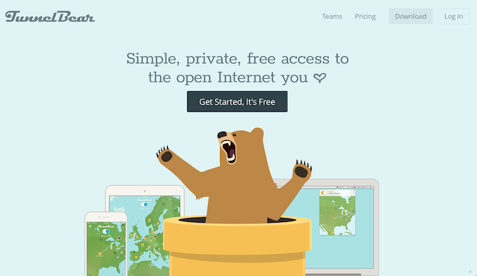 Ghidul dvs. pentru internațional Web tunnelbear vpn captură de ecran 1 670x388