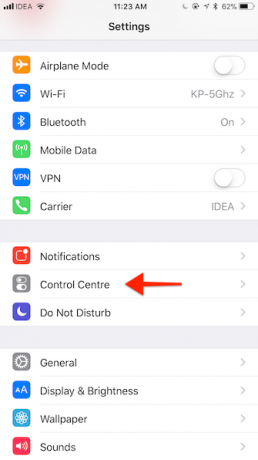 Personalizați Centrul de control iOS 11 3