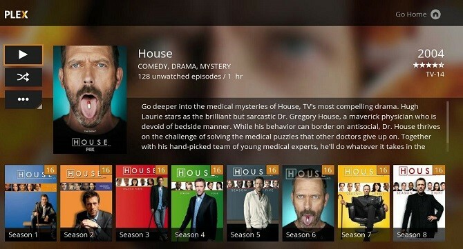 Plex Roku Conținut flux