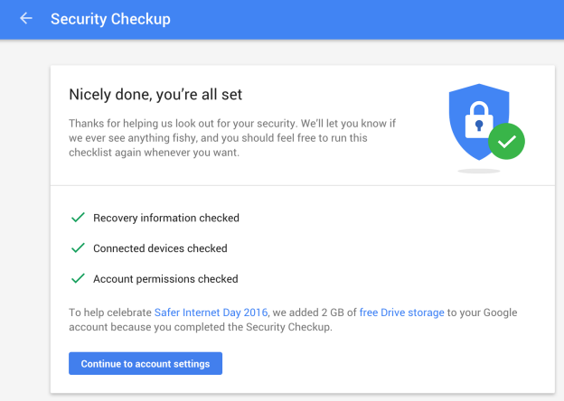 Verificare de securitate Google