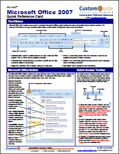 14 Fișe de înșelare a cererilor și afișe pentru programele populare office2007