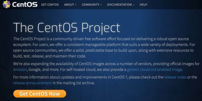 Site-ul CentOS