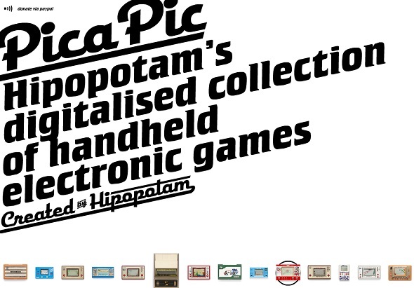 Pica Pic aduce jocurile electronice portabile clasice pe pagina web pica pic