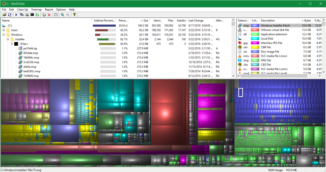 windirstats rezultă hard disk-ul meu