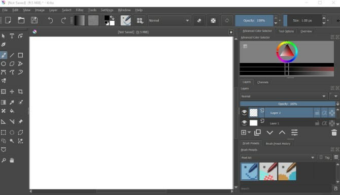 Dezvoltatori de jocuri Krita Pixel Art Tool