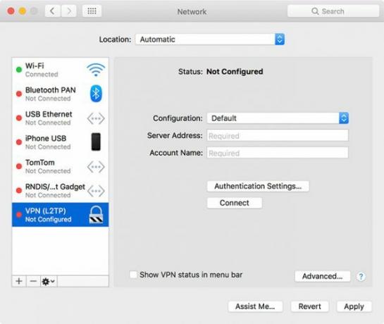 Instalare VPN macOS