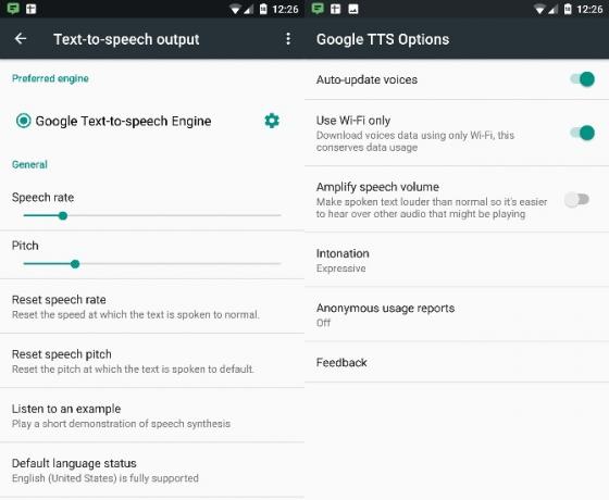 Android-Text-to-Speech-Setări