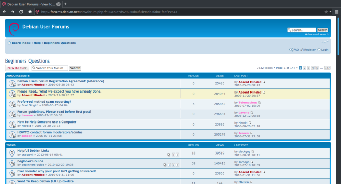 forumuri debian