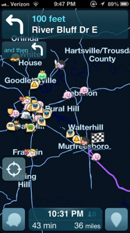 social gps waze