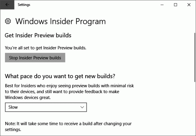 Cum să actualizați Windows 10 Creators Update Now Windows 10 Insider Preview Setări de construire 670x463
