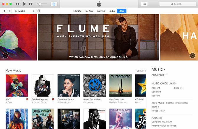 iTunes pentru Mac