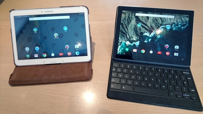 MakeUseOf Review Google Pixel C Comparatie Kindle