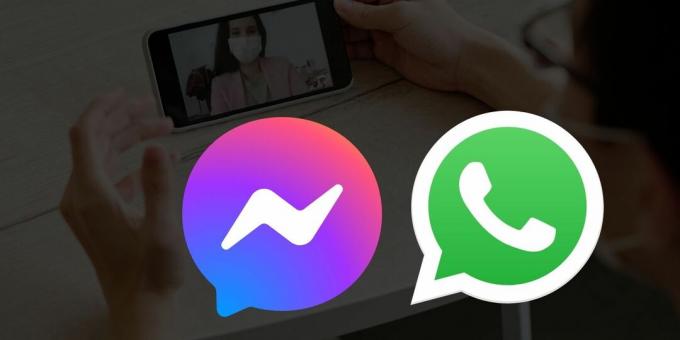 Calitatea video WhatsApp vs Messenger 