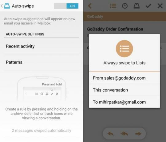 Mailbox-For-Android-Auto-Glisările-Always-Glisează-to-liste