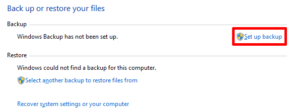 Windows 7 backup și restaurare