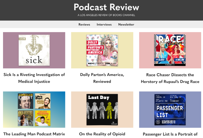 Podcast Review de LA Review of Books