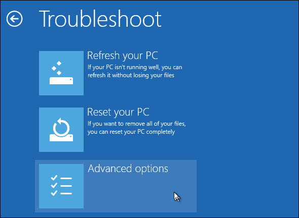 reparați Windows 8 boot