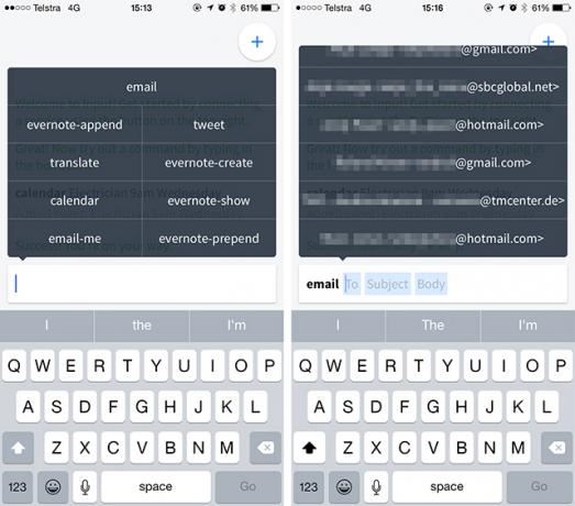 Input este o linie de comandă pentru iPhone pentru Evernote, Gmail și mult mai multe inputcommand1