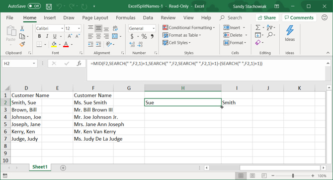 Formulare automate în Excel prin glisare