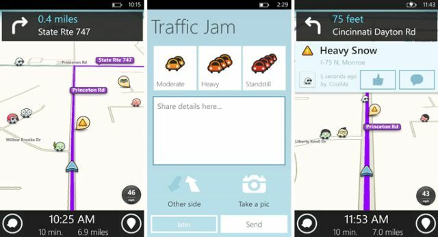 Waze-pentru-Windows Phone 8-