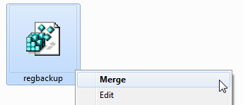 Windows Registru Merge