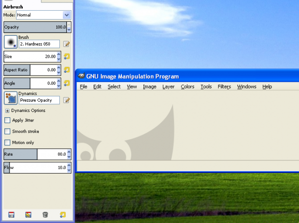 Software-ul Windows XP încă funcționează gimp