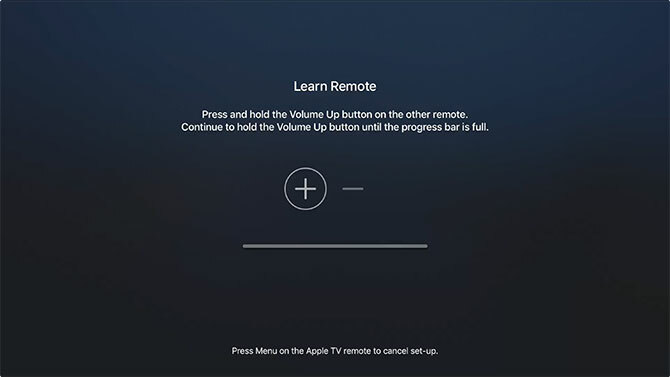 Apple TV învață telecomanda nouă