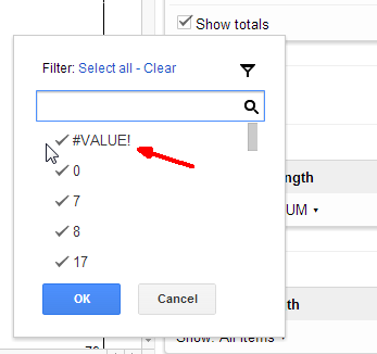 editor de raport de foi de calcul Google