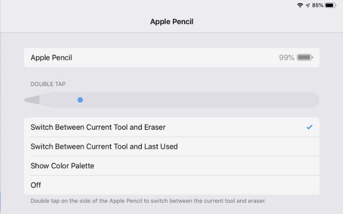 Apple Pencil Double Tapet