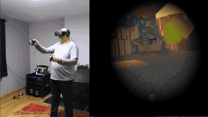 Controloare Oculus Touch VR Revizuirea gif-ului recroom