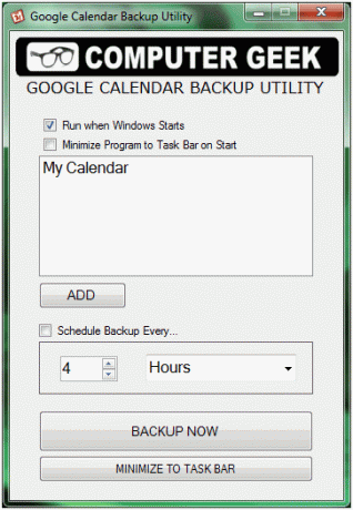 backup date calendar calendar