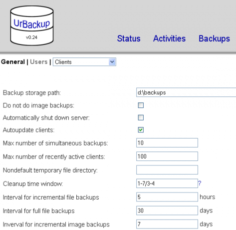 utilitatea de backup pentru Windows