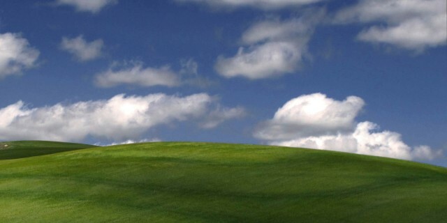 peisaj similar cu tapetul bliss pentru windows xp