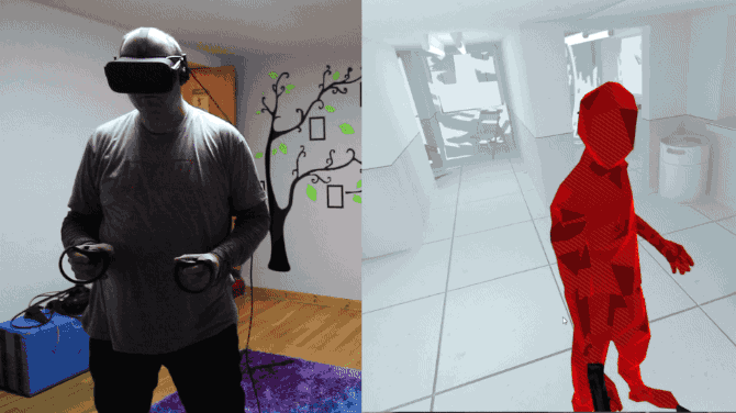Controloare Oculus Touch VR Revizuirea gif-ului superhot
