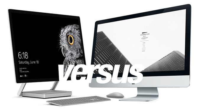 Microsoft vs. Apple: O luptă acerbă pentru cel mai bun design imac studio 1