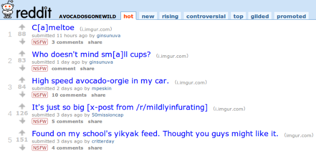 reddit-fructele de avocado-plecat-sălbatic