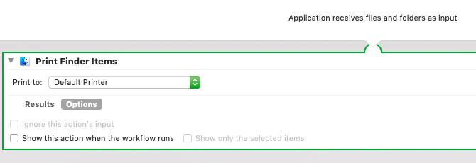Aplicația Automator pentru tipărirea documentelor pe Mac