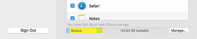 Spațiu de stocare iCloud