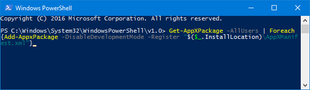 powershell trial app