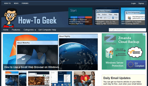 site-uri web pentru geeks tech