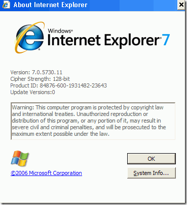 forța reinstalarea Internet Explorer