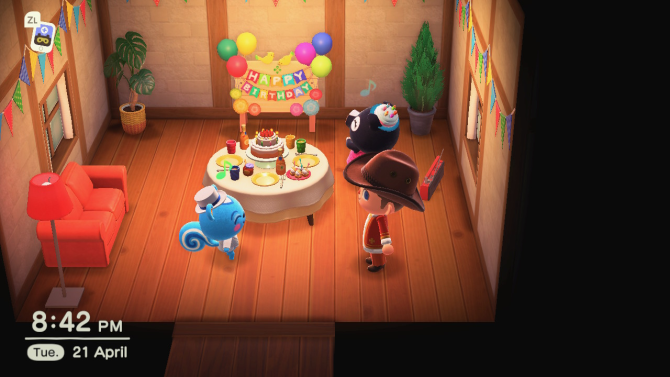 Animal Crossing: petrecere New Horizons