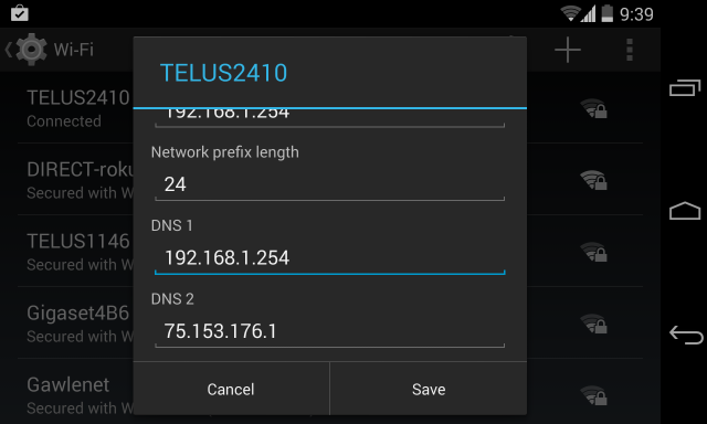 Bypass Georestricții Modificând Setările DNS ale Smartphone-ului dvs. Modificați serverul dns pe Android