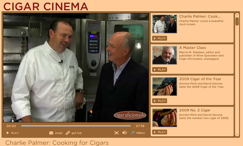 Top 4 site-uri web pentru The Cigar Aficionado CA Video