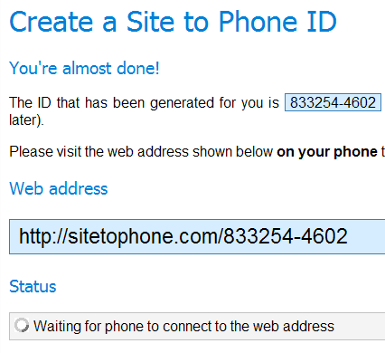 trimite text la telefon de pe computer