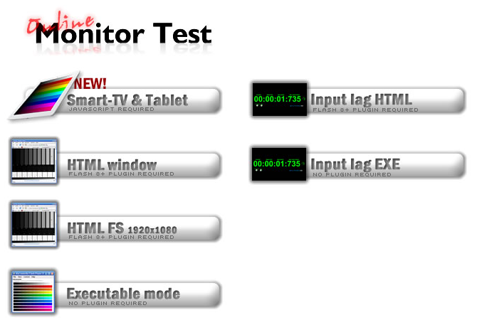 Meniul Testare monitorizare online