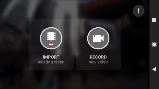 Time-lapse video de import de hiperpălare de Android