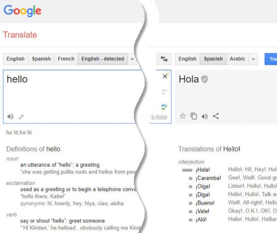 DuckDuckGo bang pentru Google Translate