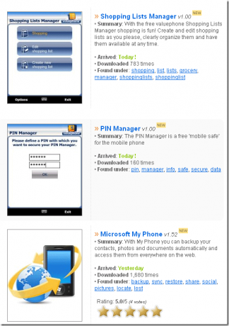 Windows Mobile 6 freeware